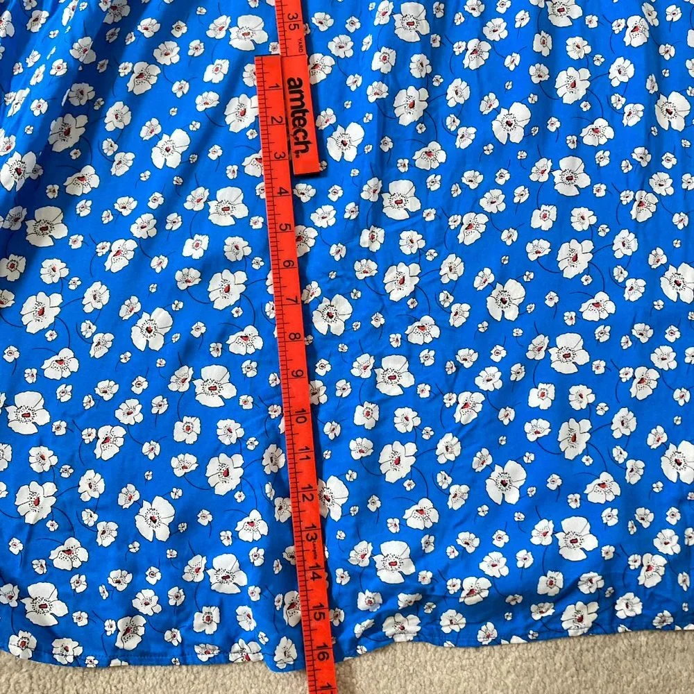 BNWT JOE BROWNS Women's Blue Floral Maxi Dress Size 16 - Picture 8 of 14